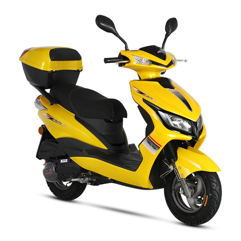 天使眼安全制动大盘碟刹125cc排量踏板摩托车